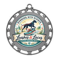 View a larger image of Running With Giants: Leashes & Laces Medal