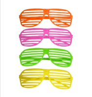 View a larger image of 80’s Neon Cut-Out Glasses