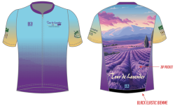 View a larger image of Tour de Lavender 2026 Bike Jersey