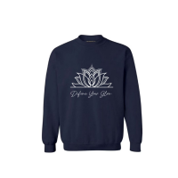 View a larger image of Define Your Glow Crewneck sweatshirt (Navy Blue)