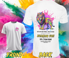 View a larger image of Breaking Free Color Run T-Shirt
