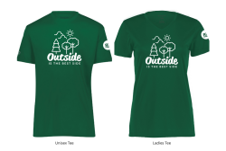 View a larger image of "Outside is the Best Side" Tee