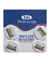 View a larger image of ZKZM - No Hole Bib Fasteners 