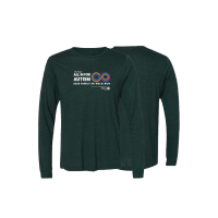 View a larger image of Long Sleeve Tri Blend Tee (Emerald)