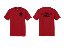 View a larger image of 25th Anniversary T Shirt Red