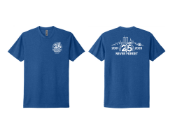 View a larger image of 25th Anniversary T Shirt Blue