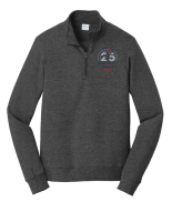 View a larger image of 25th Anniversary Fleece Quarter Zip Charcoal