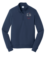 View a larger image of 25th Anniversary Fleece Quarter Zip Navy Blue