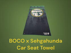 View a larger image of Sehgahunda “Tattoo” Car Seat Towel