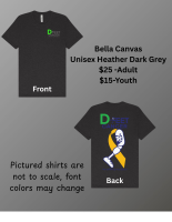View a larger image of YOUTH Bella Canvas Unisex T-Shirt  Heather Dark Gray