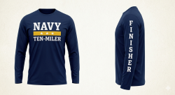 View a larger image of 2026 Navy Ten-Miler Race Finisher Shirt