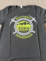 View a larger image of Miner's Revenge T-Shirt Men's - Heather Gray with Bright Yellow