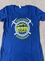 View a larger image of Miner's Revenge T-Shirt Women's - Blue and Yellow