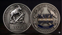 View a larger image of 2027 Navy Ten-Miler Annual Coin