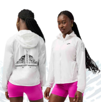 View a larger image of KC MARATHON THEMED BROOKS WOMEN'S CANOPY PACKABLE JACKET (2025 FINISHERS JACKET)