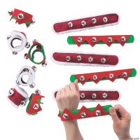 View a larger image of Jingle Bell Slap Bracelets