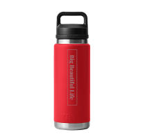 View a larger image of YETI Laser Engraved 26 oz. Rambler Insulated Water Bottle with Chug Cap