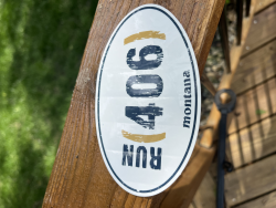 View a larger image of RUN 406 window decal