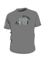 View a larger image of Human Race Runner Sillouette T-shirt - Charcoal