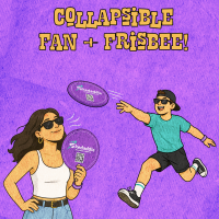 View a larger image of Collapsible Fan + Frisbee