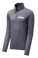View a larger image of Grey Quarter Zip Dri Fit