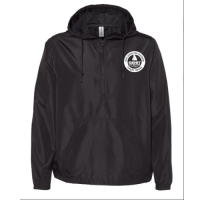 View a larger image of Black ¼ Zip Windbreaker 