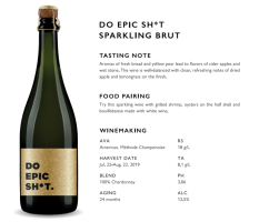 View a larger image of Do EPIC Sh*t Champagne Bottle 