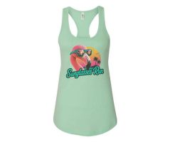 View a larger image of Flamingo Tank Top (Mint)