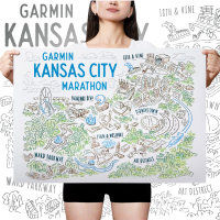 View a larger image of KC MARATHON COURSE MAP POSTERS