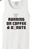 View a larger image of Running on Coffee and Donuts Tank