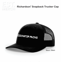 View a larger image of Rockinator Racing Embroidered Trucker Hat.