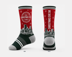View a larger image of Christmas Eve 5K Performance Socks