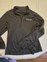 View a larger image of 3 Quarter Zip Pullover with Embroidered Borodash Logo