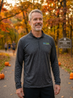 View a larger image of 3 Quarter Zip Pullover with Embroidered Borodash Logo