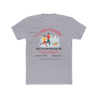 View a larger image of Run for the Rescues Cotton T-Shirt - Grey