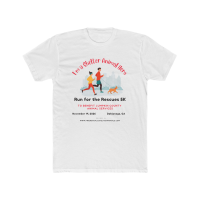 View a larger image of Run for the Rescues Cotton T-Shirt - White