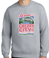 View a larger image of Cherry City Sport Grey Crew Neck