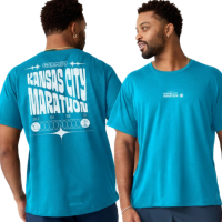 View a larger image of KC MARATHON BROOKS DASH SHORT SLEEVE CYBER BLUE