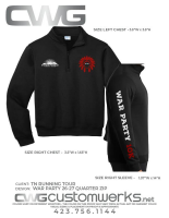 View a larger image of Additional 2027 War Party 1/4 Zip Pullover