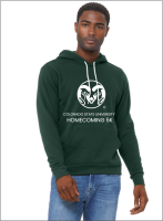 View a larger image of CSU Homecoming 5K Hoodie-Green Rams Head