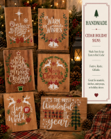 View a larger image of Eastern Red Cedar Holiday Signs