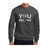 View a larger image of Charcoal Gray "You Belong" Crewneck Sweatshirt