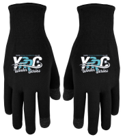 View a larger image of Sports Performance Runners Text Gloves with Oversized DTF