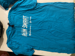 View a larger image of Adult short-sleeve cotton t-shirt in teal
