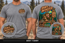 View a larger image of 2026 Dirt Monster Grey Shirt - XXL