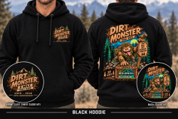 View a larger image of 2026 Dirt Monster Black Hoodie - XXL