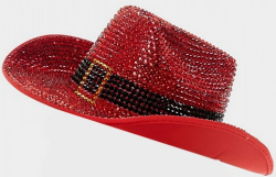 View a larger image of Christmas Rhinestone Cowboy Hat