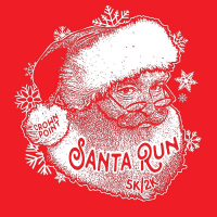View a larger image of "Santa" 5K tech shirt