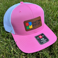View a larger image of Uniting Pieces Cap - Hot Pink / White