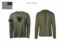 View a larger image of Add On: Olive Drab Performance Long Sleeve Tee